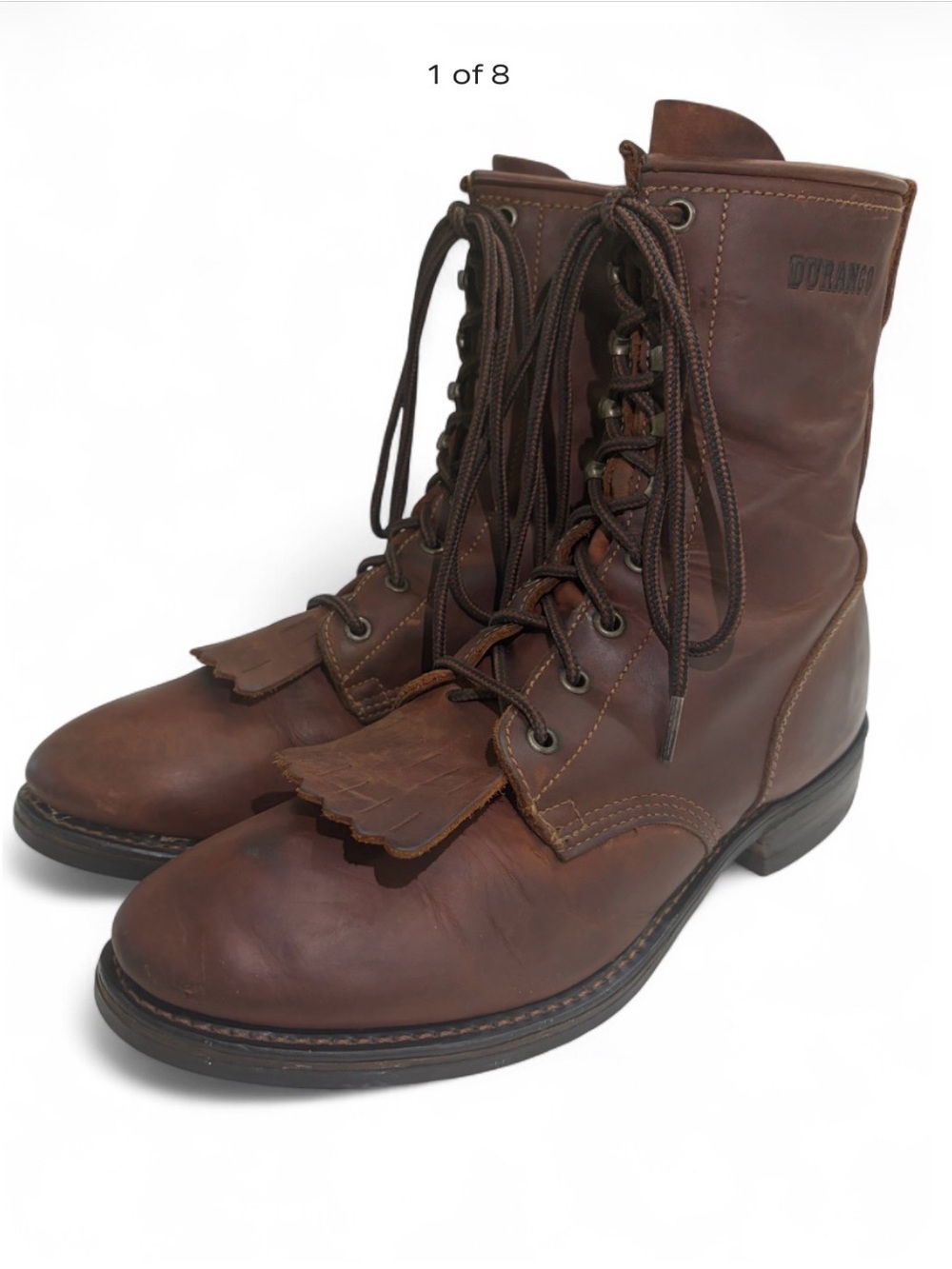 Durango Men's 10.5 D Lacer Packer Boots Vibram Cat's Paw